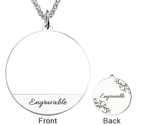 Sweet 16 Gifts - Personalized Round Photo Necklace