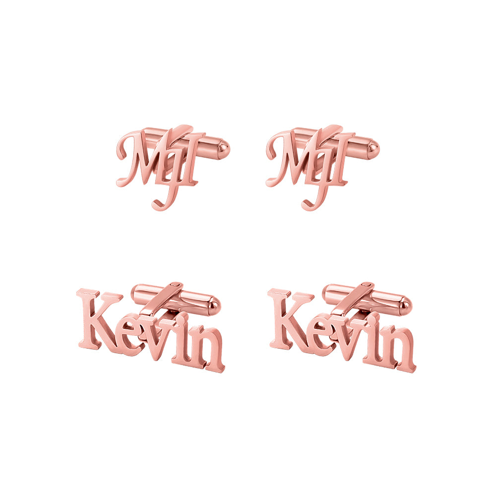 Personalized Cufflinks With Initial or Name