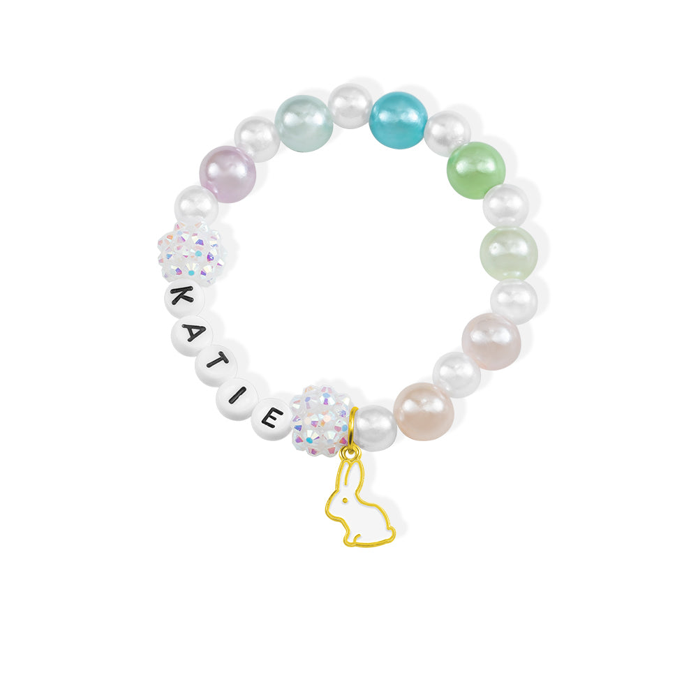 Custom Bunny Names Bracelet