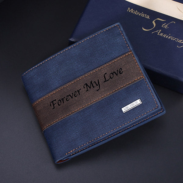 Personalized Leather Wallet for Men