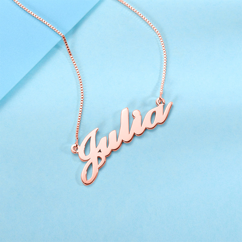 Personalized Classic Name Necklace in Silver