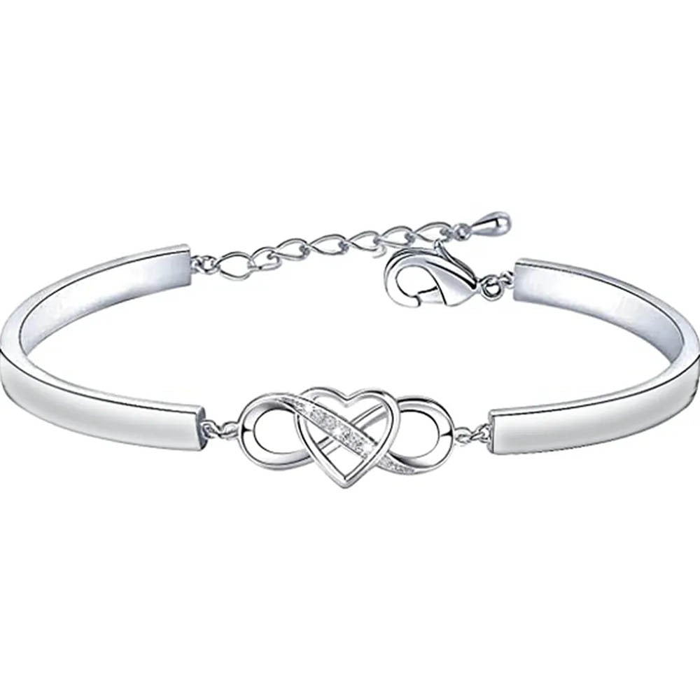 Infinity &amp Bracelet; Heart Bracelet, Keep Me in Your Heart Bracelet, Gift for Daughter/Mom/Wife