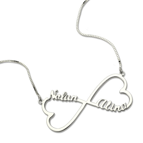 Love Knot Necklace Sterling Silver