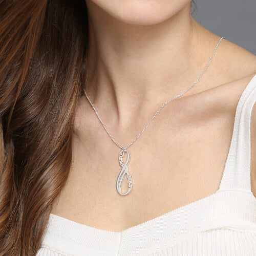 16th Birthday Ideas - Infinity Necklace Sterling Silver