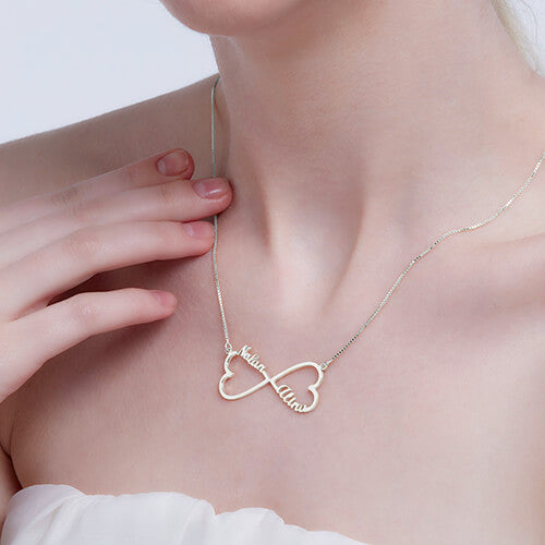 Love Knot Necklace Sterling Silver