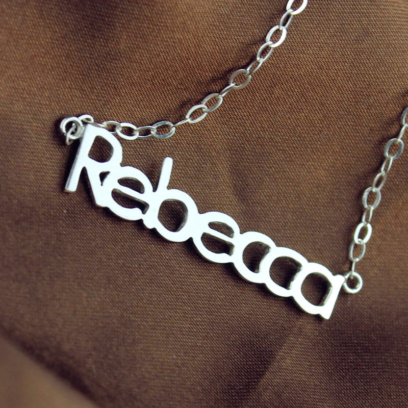 Make Your Own Name Necklace Sterling Silver