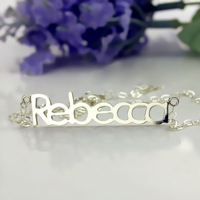 Make Your Own Name Necklace Sterling Silver