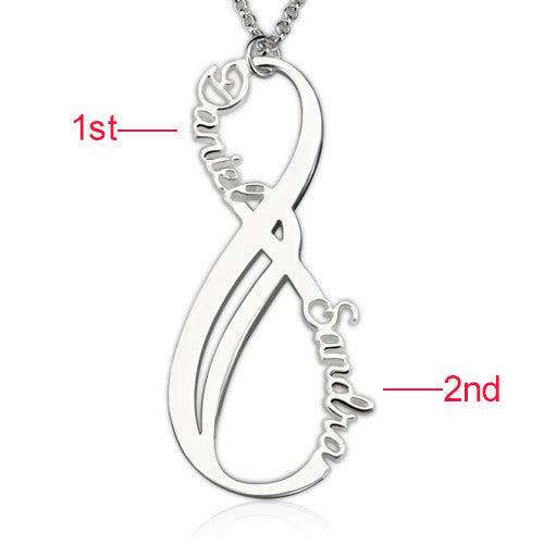 16th Birthday Ideas - Infinity Necklace Sterling Silver